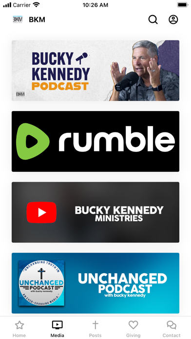 Bucky Kennedy Ministries Screenshot