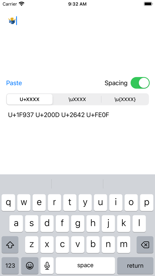 #2. Text2Unicode (iOS) Podle: Jo Hagikura