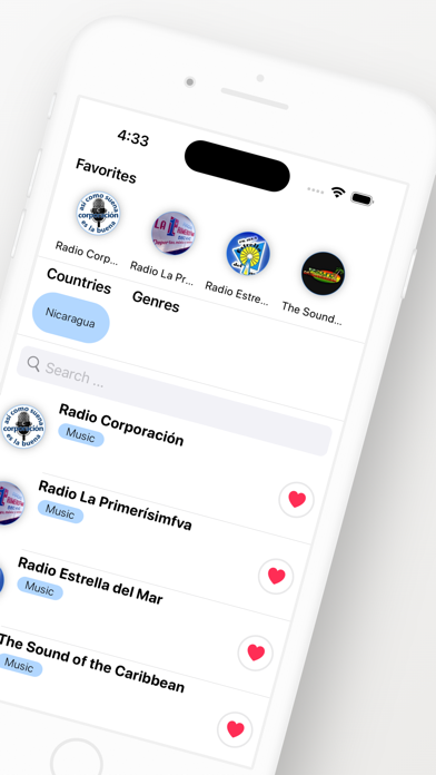 Nicaragua - Emisoras de Radio Screenshot