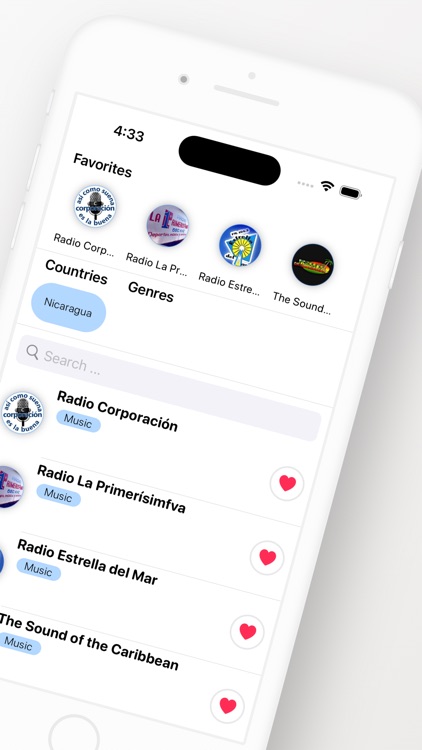 Nicaragua - Emisoras de Radio