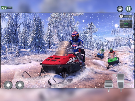 Screenshot #4 pour Santa Pro Atv Snow Bike Racing