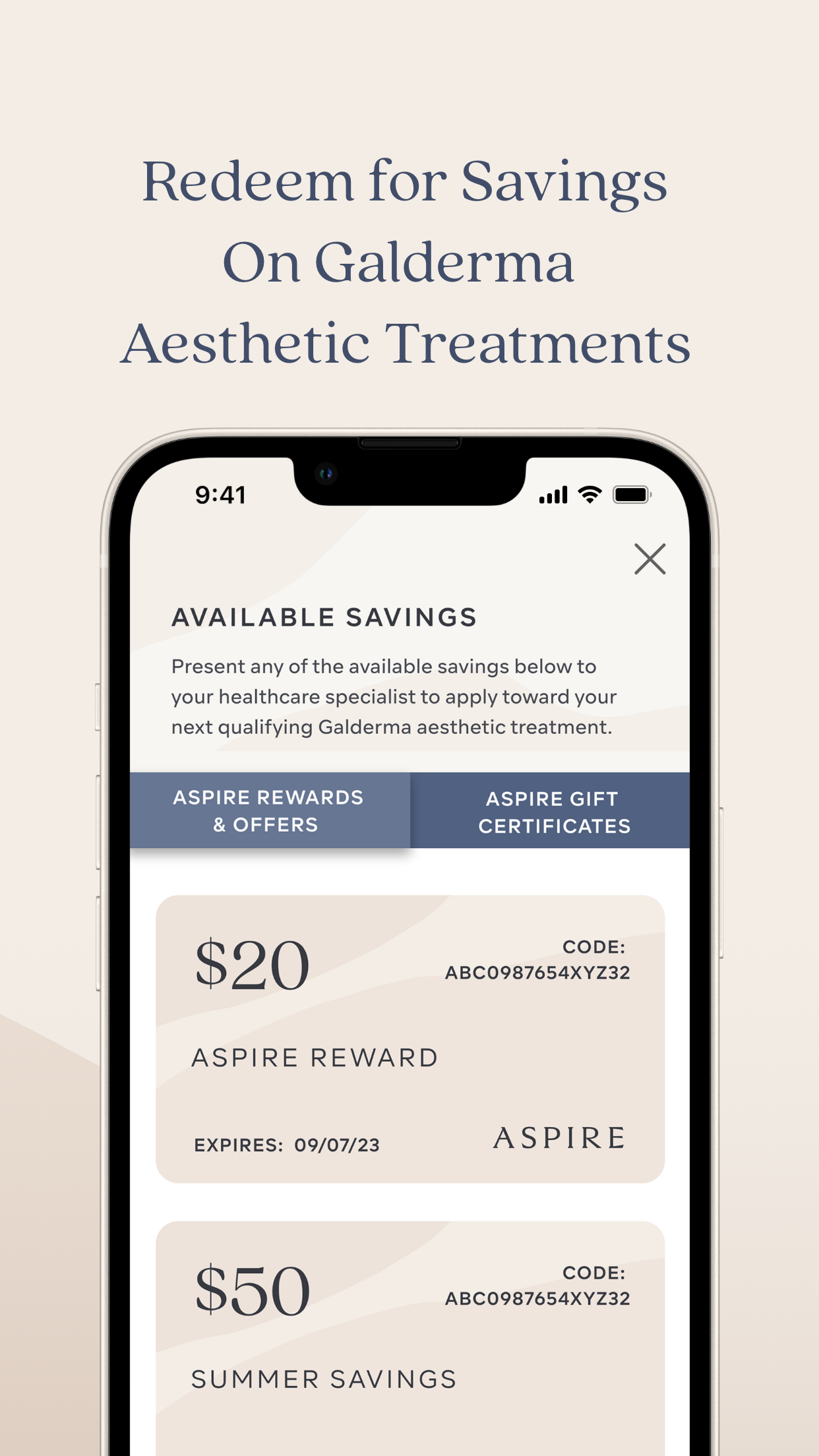 ASPIRE Galderma Rewards screenshot 3