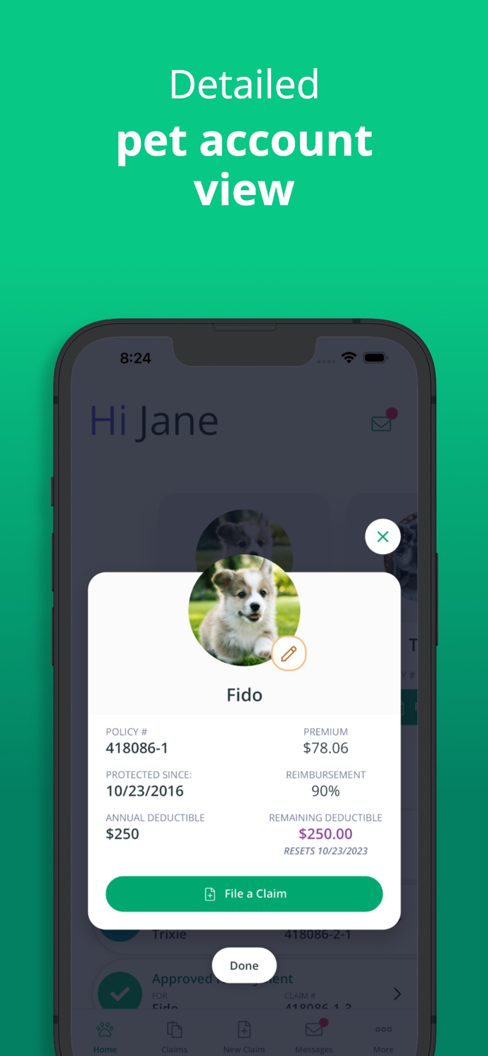 Healthy Paws Pet Insurance App