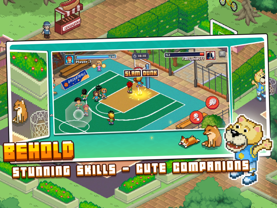 Screenshot #6 pour Pixel Basketball: Multiplayer