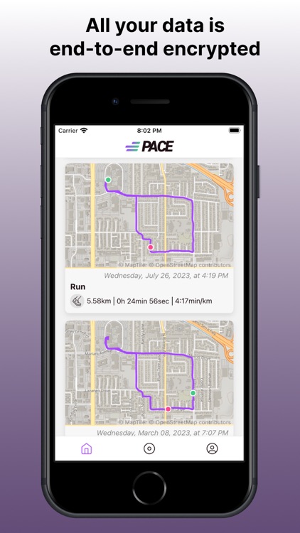 PACE: Private Fitness Tracker