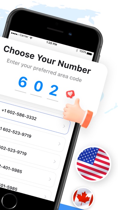 Second Phone Number - NumberX Screenshot