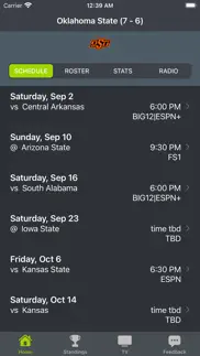 oklahoma state football iphone screenshot 1