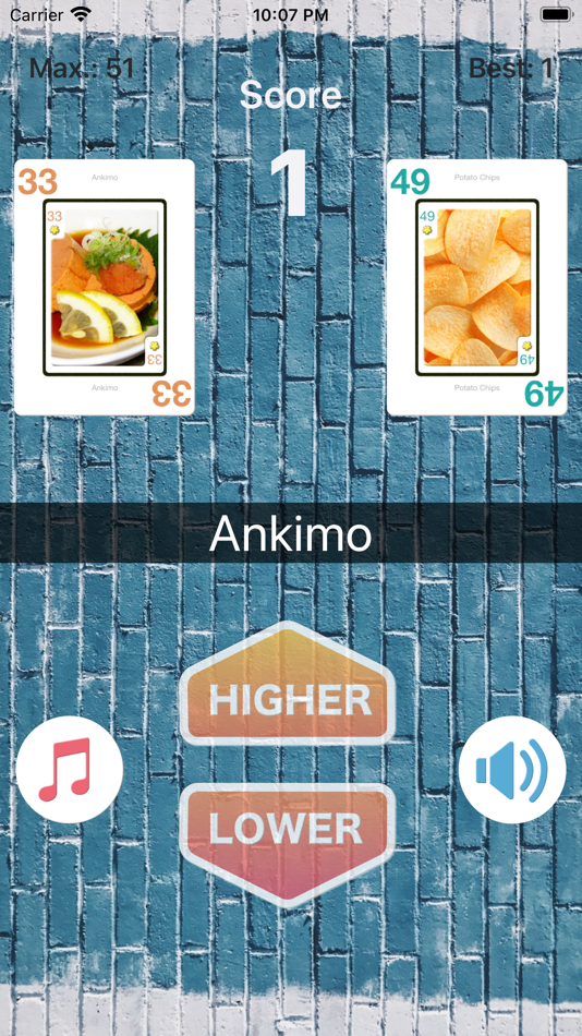 #3. LuckyGuess: High Low Card Game (iOS) 由: sekleung chang