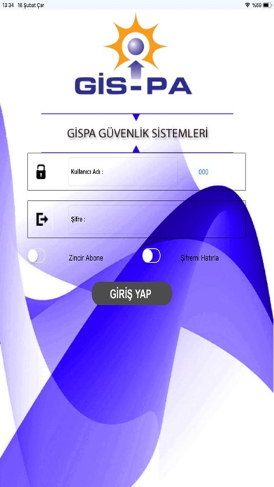 Gispa Güvenlik Sistemleri Screenshot