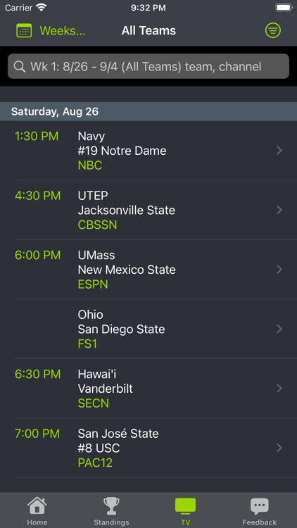 Texas A&M Football Schedules screenshot-4