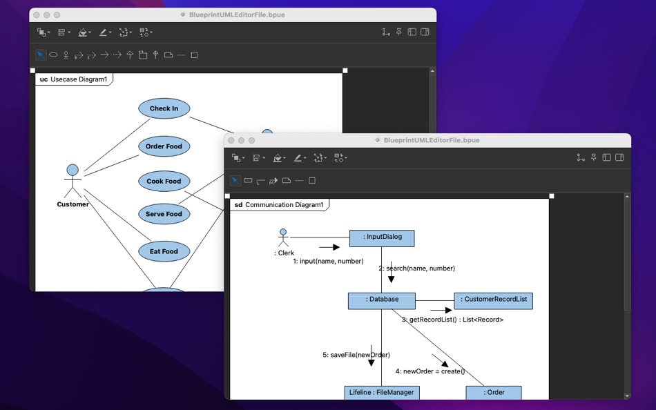 #5. Blueprint UML Editor (macOS) 由: junichi nakamura