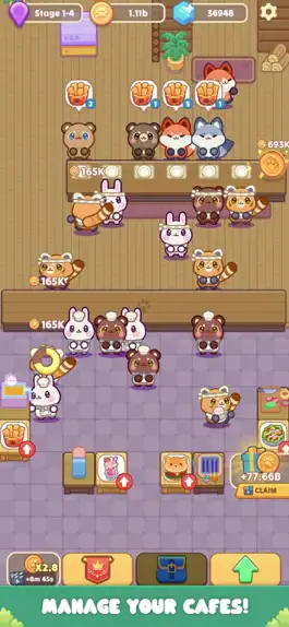 Game screenshot Cozy Cafe: Animal Restaurant mod apk