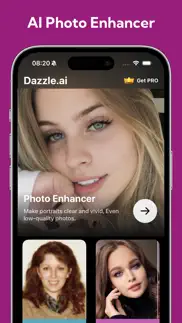 dazzle.ai - photo enhancer iphone screenshot 2