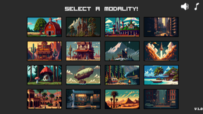 Pixel Retro Jigsaw Game Screenshot