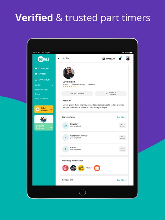 Screenshot #6 pour GoGet: Hire on demand
