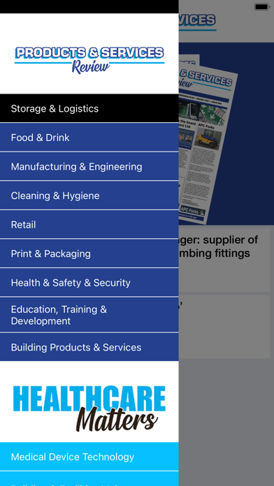 Products and Services Review Screenshot