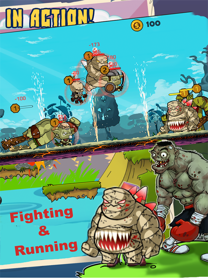 Monster Running  Hit and Run