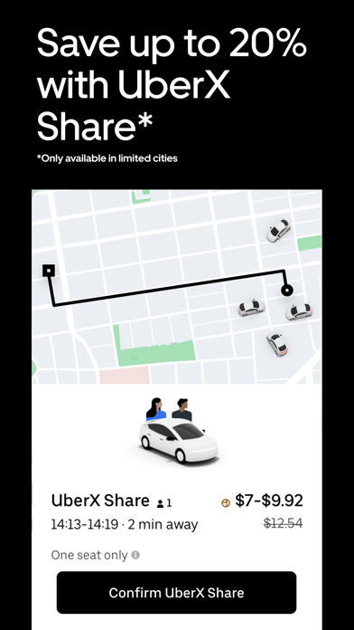 Uber - Request a ride的使用截图[1]