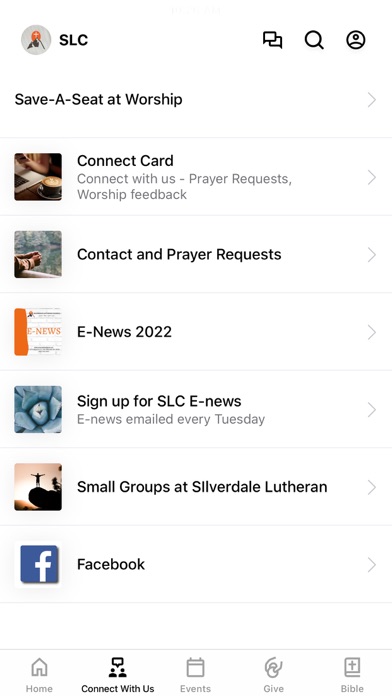 Silverdale Lutheran Church Screenshot