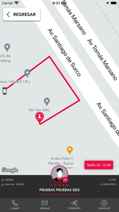 Aló Taxi Cliente Screenshot