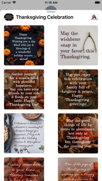 Thanksgiving Celebration Screenshot