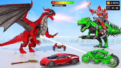 Robot Rope Hero Shooting Games Screenshot