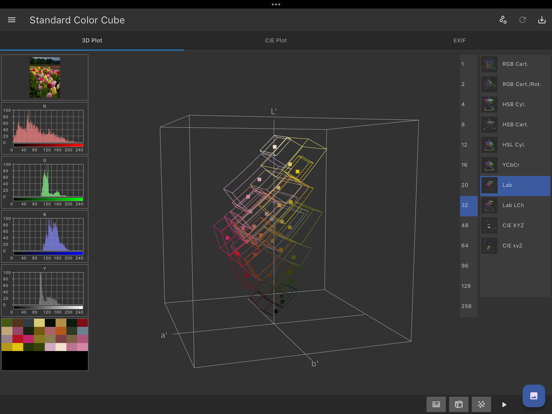 ColorSpatioplotterEx Mobileのおすすめ画像5