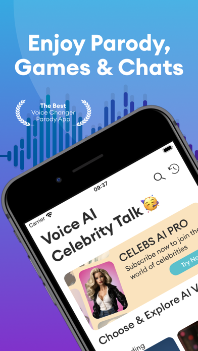 Celeb Voice Changer: Voice AI Screenshot