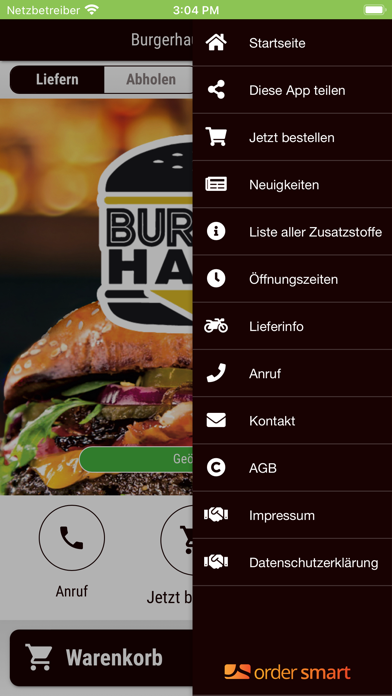 Burgerhaus Rahden Screenshot