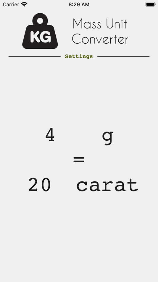 #4. Mass Unit Converter (iOS) 由: Rachel Blancher