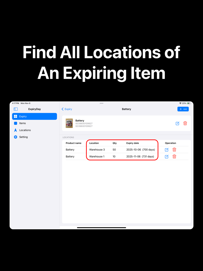 ExpiryDay - Expiry Tracker
