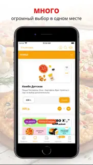 orang pizza & rolls iphone screenshot 1