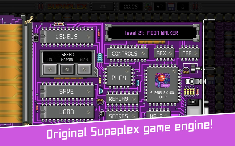#4. Supaplex WOW! (macOS) 由: Danila Gorozhanin