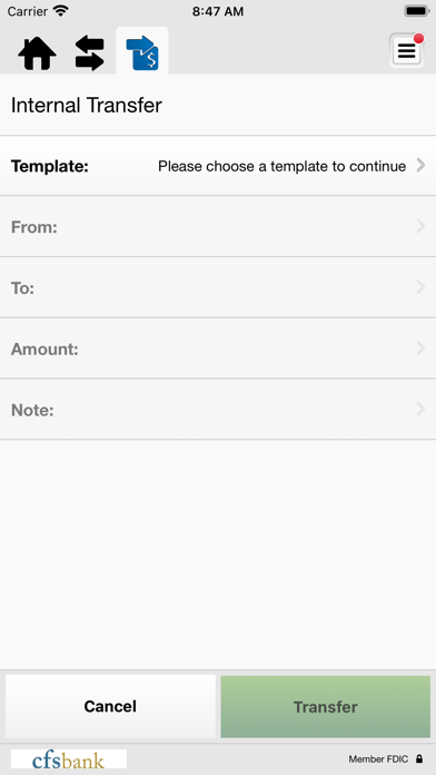 cfsbank – Business Mobile Screenshot