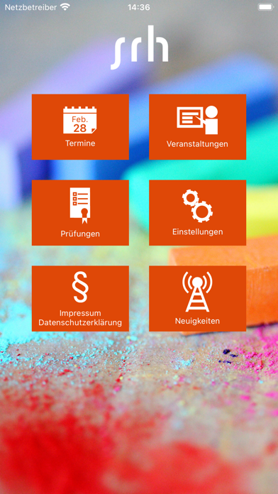 SRH Hochschule Heidelberg Screenshot