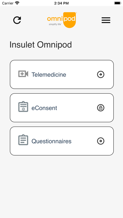 Omnipod 5 Registry Screenshot