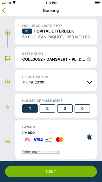Collecto, your shared taxi Screenshot 4 - AppWisp.com Collecto, your shared taxi Screenshot 4 - AppWisp.com