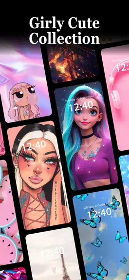 Game screenshot Girly Wallpapers Cute & Pink apk
