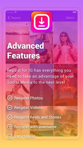 Game screenshot Repost for Story, Posts, Reels mod apk