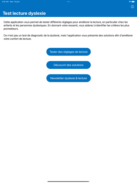 Screenshot #4 pour Test lecture dyslexie francais