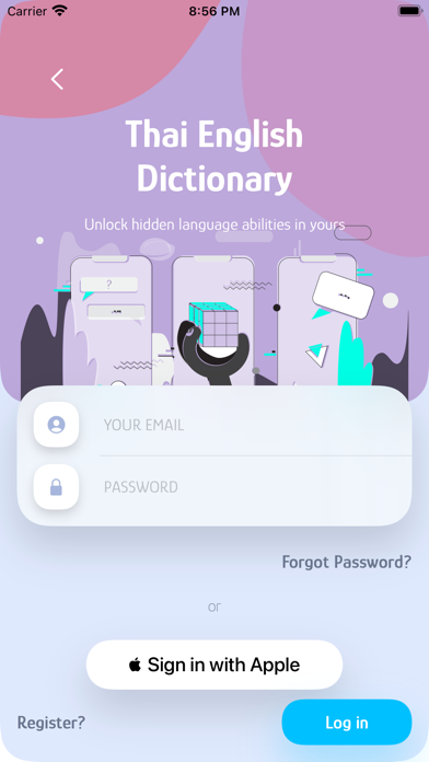 TH-EN Dictionary Screenshot