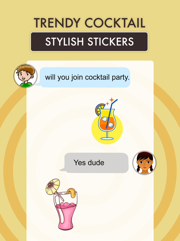 Screenshot #5 pour Cocktail Afterhours Bar Emojis