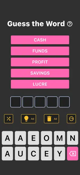 Game screenshot What word am I? hack