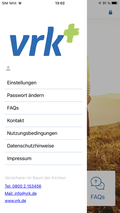 VRK Meine Belege Screenshot