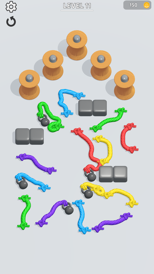 #4. Merge Rope (iOS) 由: Babil Studios