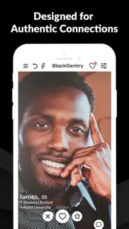 blackgentry: black dating app iphone screenshot 2