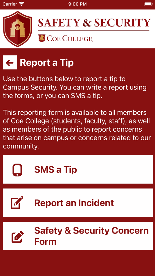 #4. Coe Safe (iOS) 由: Coe College