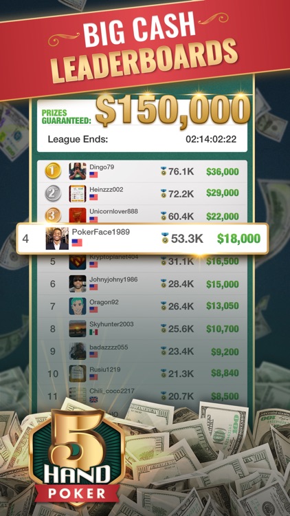 5-Hand Poker screenshot-4
