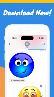 How to cancel & delete big emojis - funny stickers 3