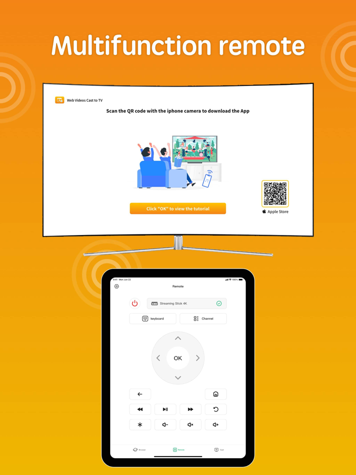 Screen Mirroring Web Cast TV